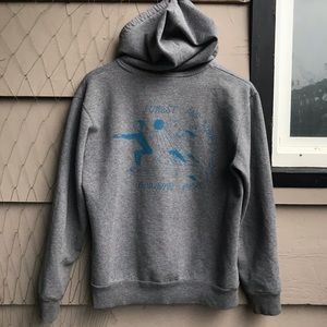 Graphic Surf Shop Zip Hoodie